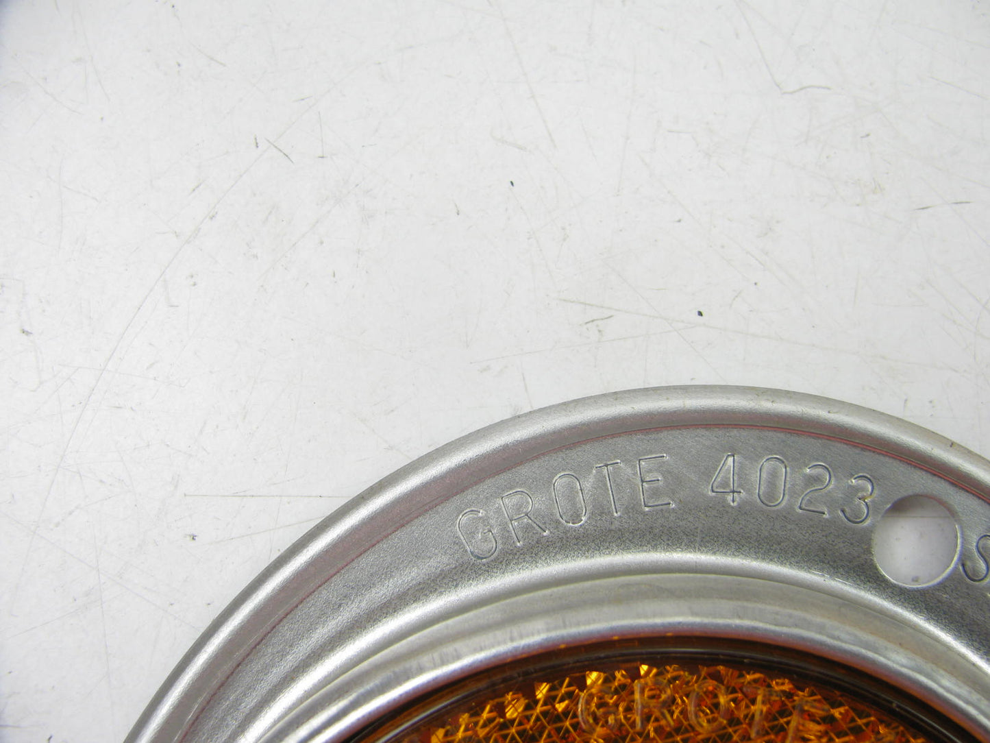 NEW OUT OF BOX - (2) Grote 4023 Side Marker Reflectors, 4-5/8'' AMBER