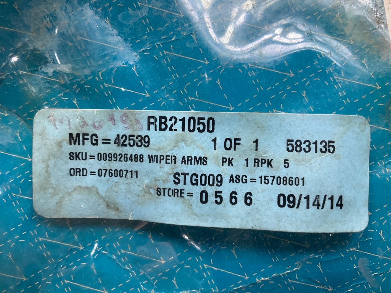 NEW UNBOXED Dorman 42539 Front Left Drivers Side Wiper Arm