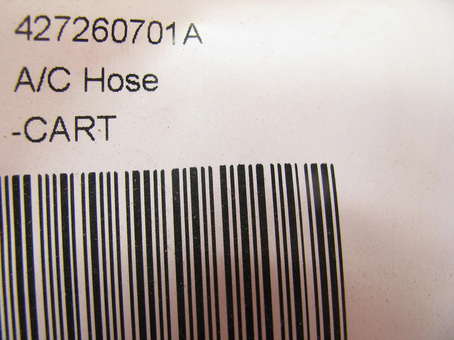 NEW - OUT OF BOX - OEM 427-260-701-A A/C Discharge Hose For 2011-2012 AUDI R8