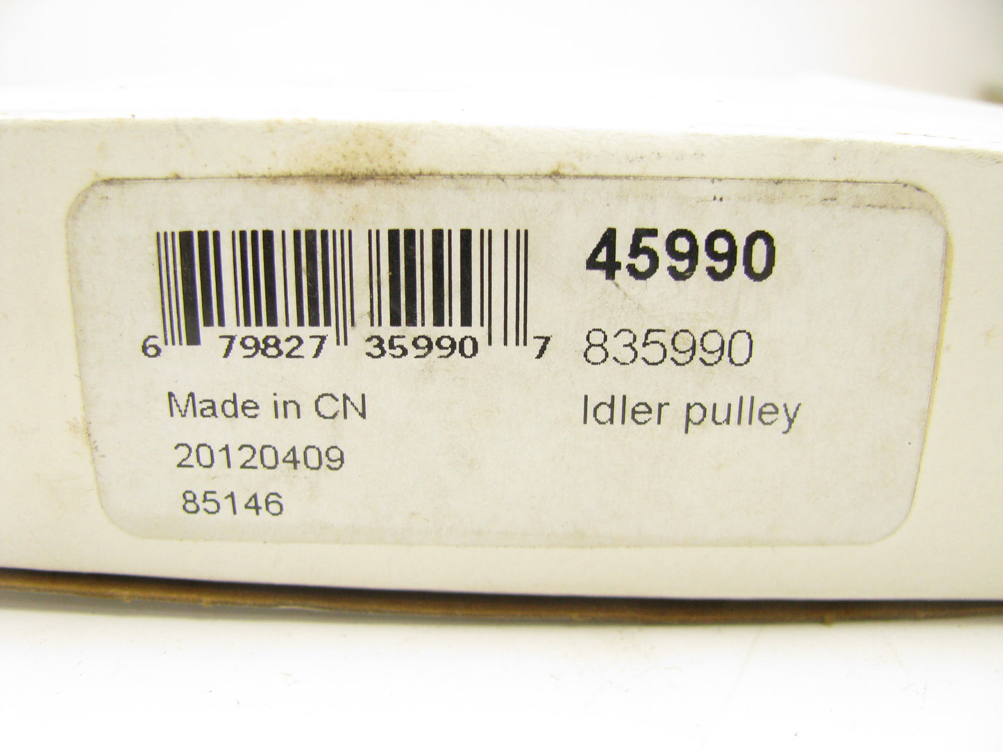 NEW UNBOXED Accessory Drive Belt Idler Pulley 45990 Replaces 10051576, 1627264