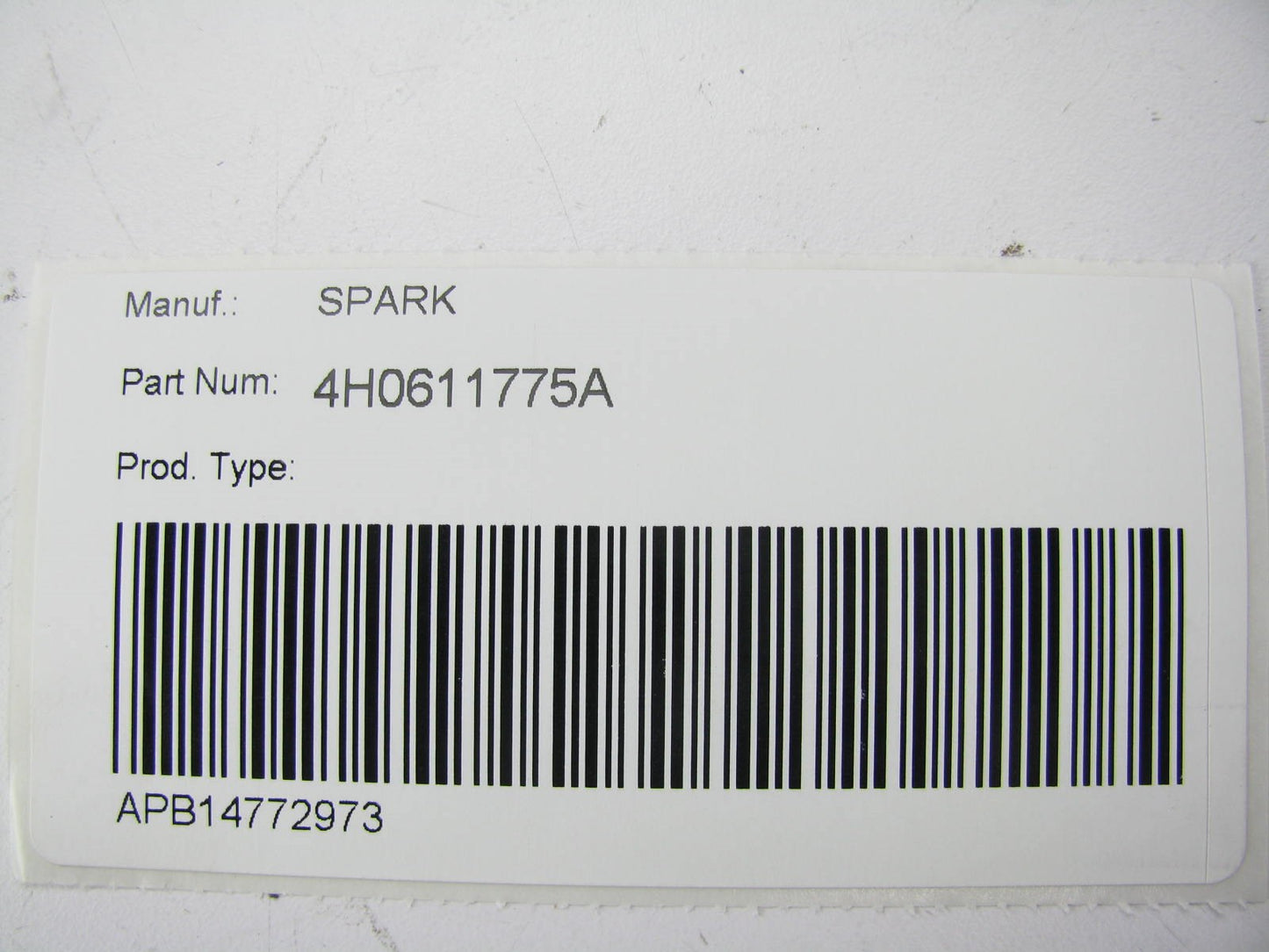 NEW - OUT OF BOX - REAR Brake Hose Genuine OEM Audi # 4H0611775A