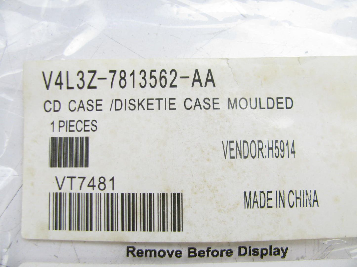 OEM Ford CD Zippered Storage With F150 Logo -4L3Z-7813562-AA Holds 20 CD Disc