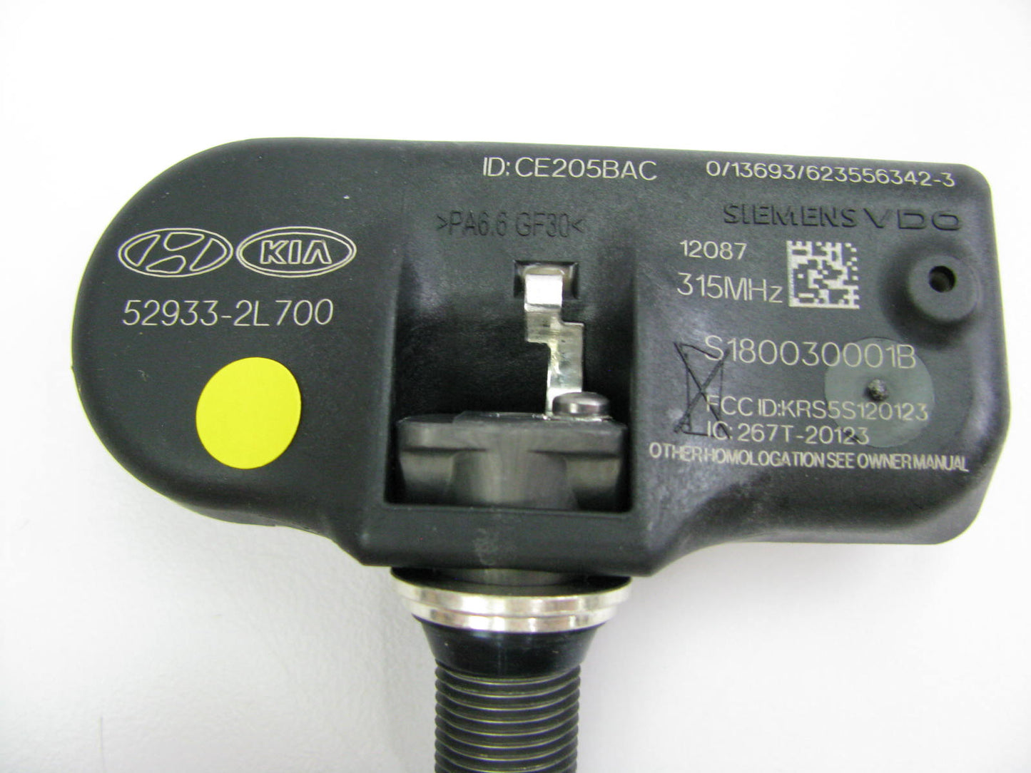 NEW Unboxed 529332L700 TPMS Tire Pressure Monitor Sensor OEM For 2009-12 Elantra