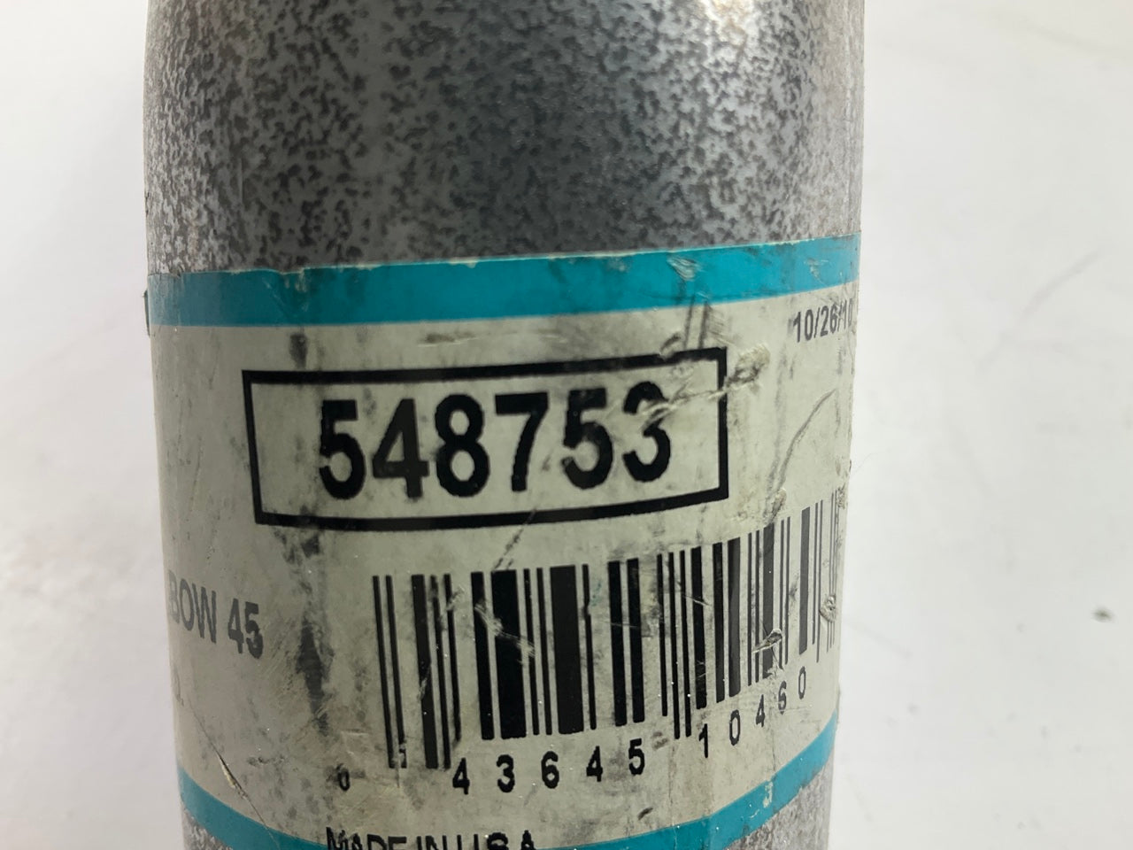 New 548753 Exhaust Pipe 2'' ID 45 Degree Elbow Connector