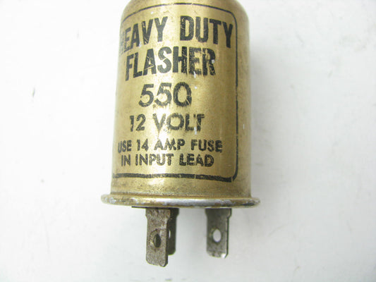 NEW - OUT OF BOX - HEAVY DUTY # 550 Flasher Relay 3-terminal