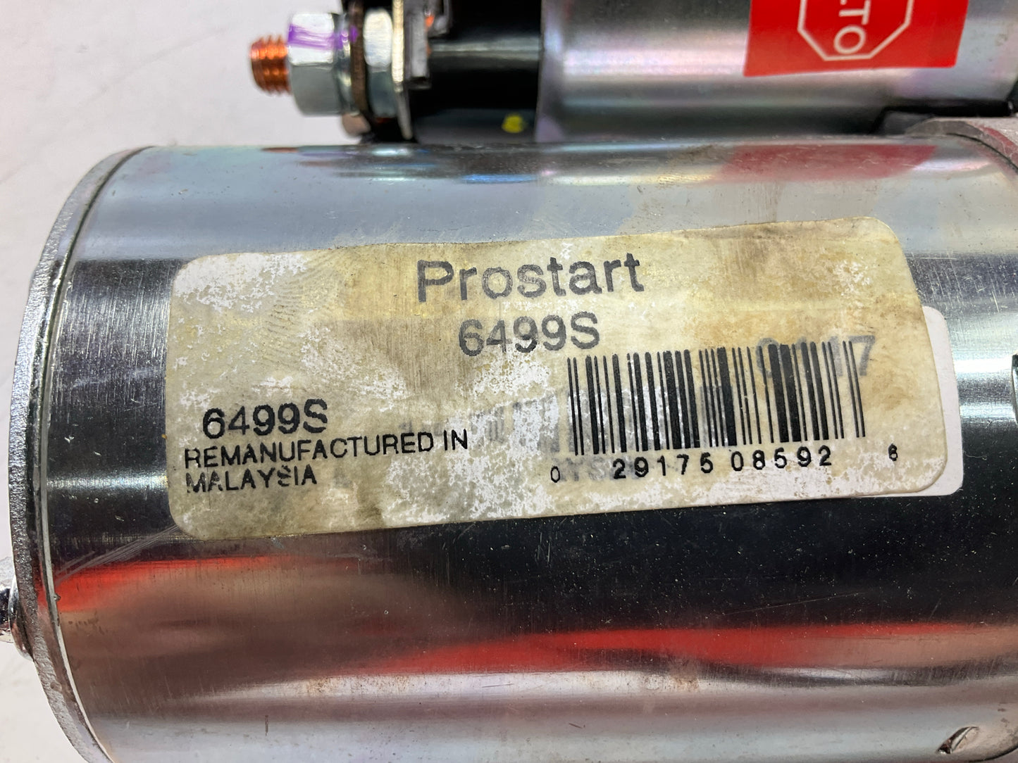 REMAN. - UNBOXED 6499S Starter Motor