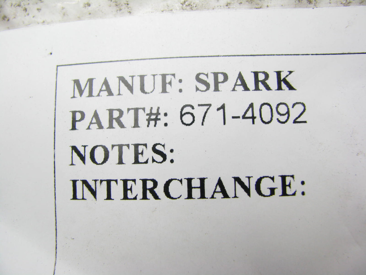 NEW - Out Of Box 671-4092 Ignition Spark Plug Wire Set 1966-1976 BMW 1.6L 1.8L
