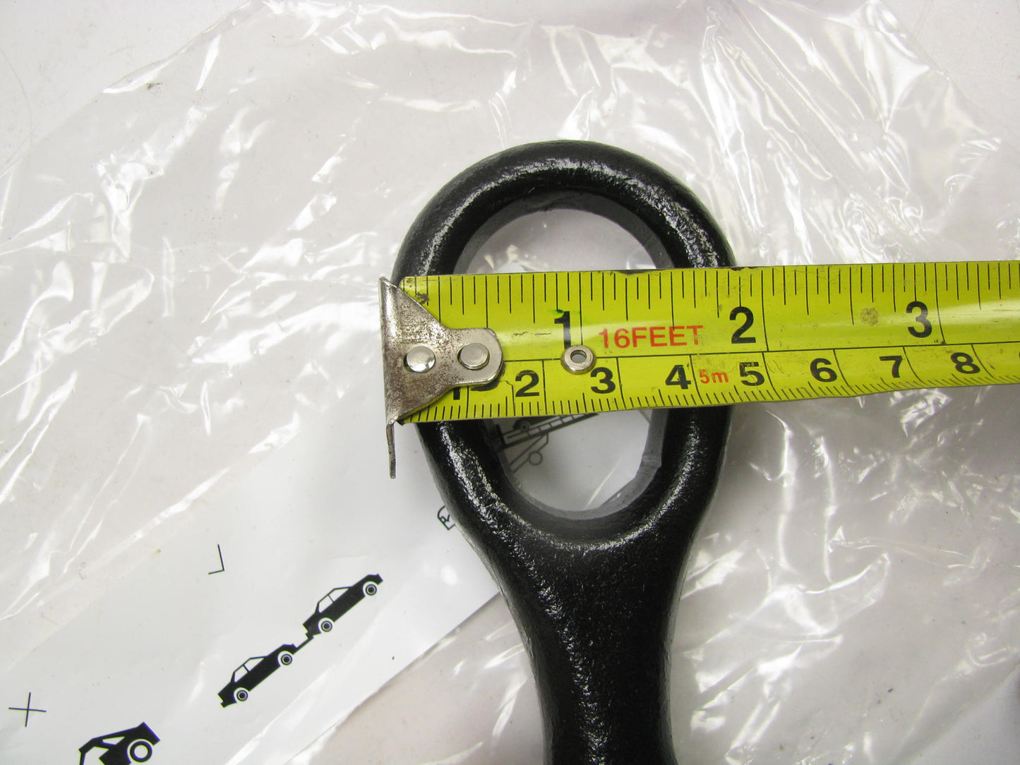 (1) NEW UNIVERSAL OEM TOW HOOK, 8.5'' Long