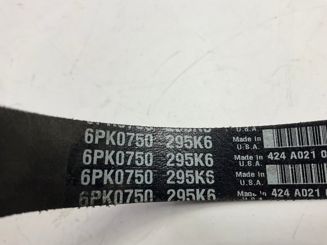 NEW - 6PK0750 Serpentine Belt - MADE IN USA