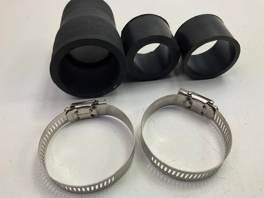 Spectre 7810 Radiator Hose Adapter Rubber Sleeves, 1-1/4'', 1-1/2'' & Clamps