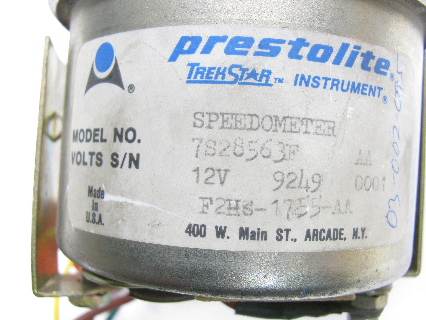 Ford / Sterling / Prestolite Trek-Star 85 Mph Speedometer 7S28563F F2HS-17255-A