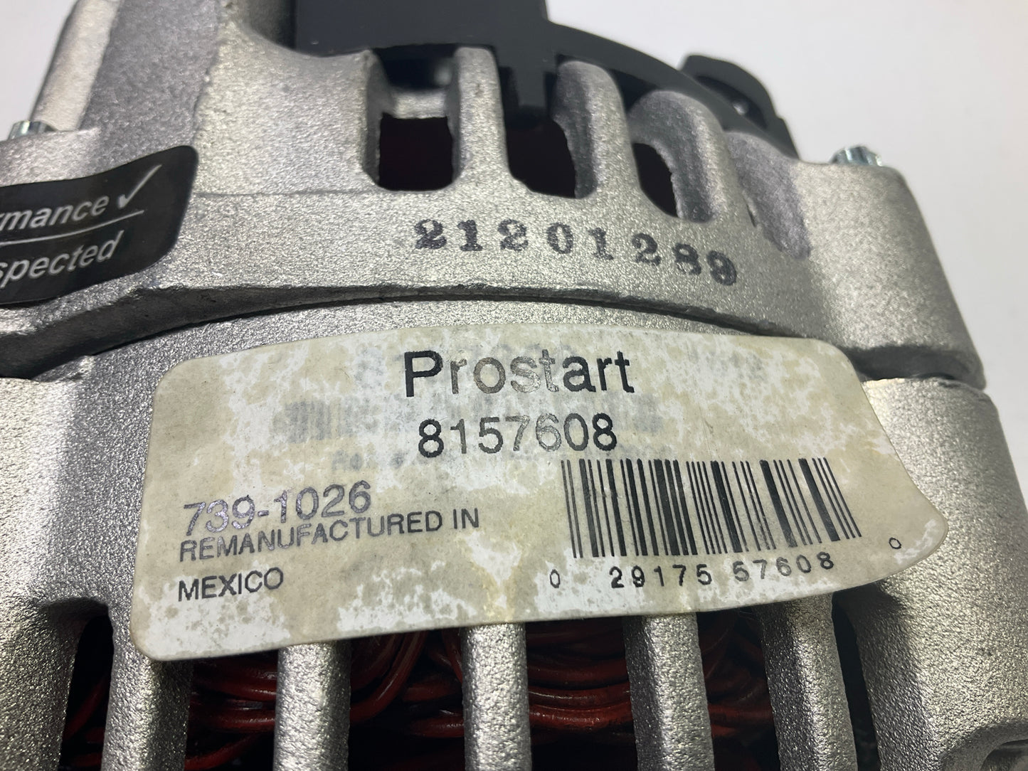 REMAN. UNBOXED 8157608 Alternator - 12v, 100 AMPS - 6 Grooves