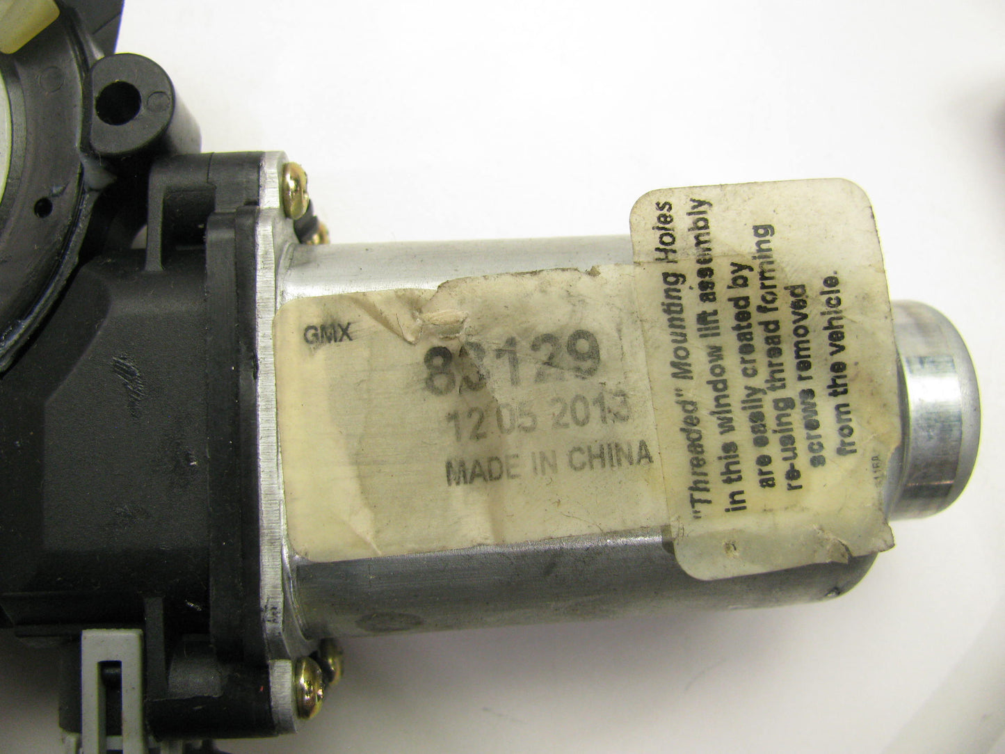 REMAN - UNBOXED 83129 Front Right Power Window Motor