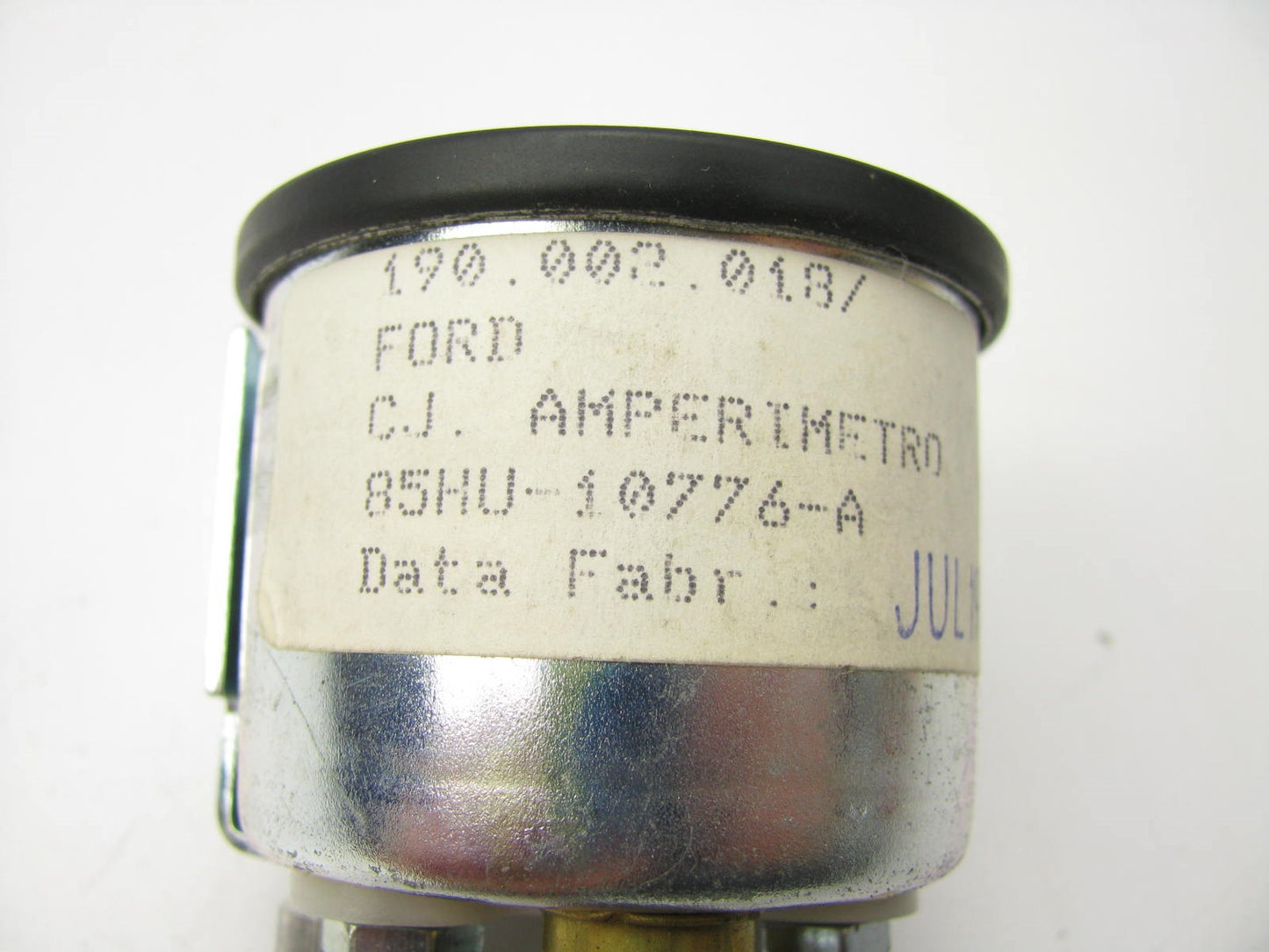 NEW, OUT OF BOX 85HU-10776-A Volt Meter Gauge Ford Cargo Truck Bus 52mm Diameter