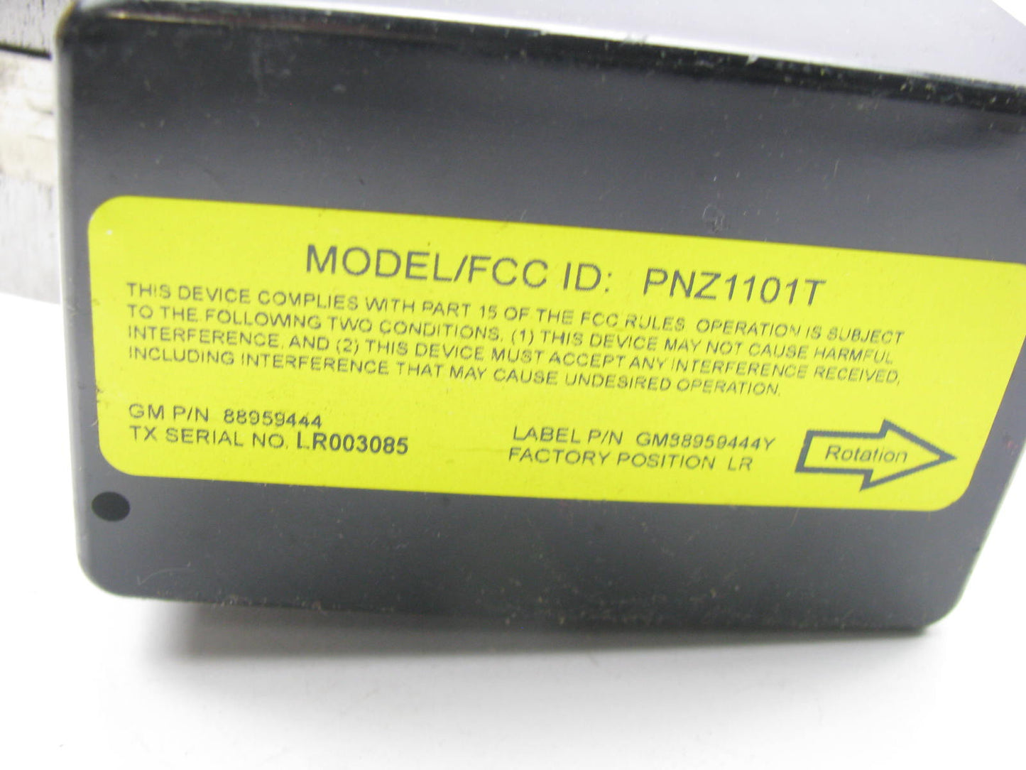 NEW - OUT OF BOX 88959444 Rear Left TPMS Tire Pressure Monitor Sensor 93-95 ZR1