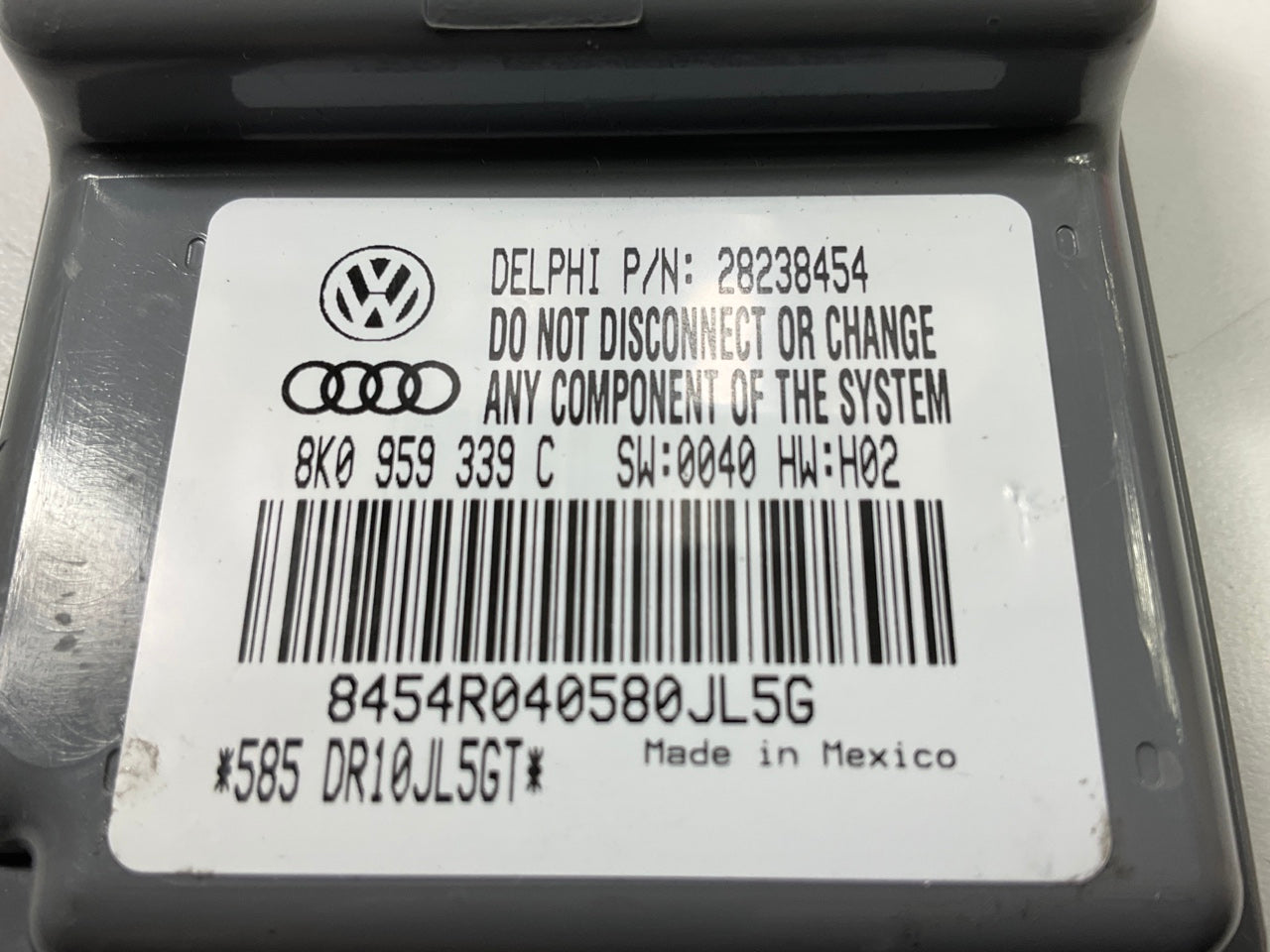 NEW UNBOXED 8K0959339C Front Right Passenger Side Seat Occupant Detection Module