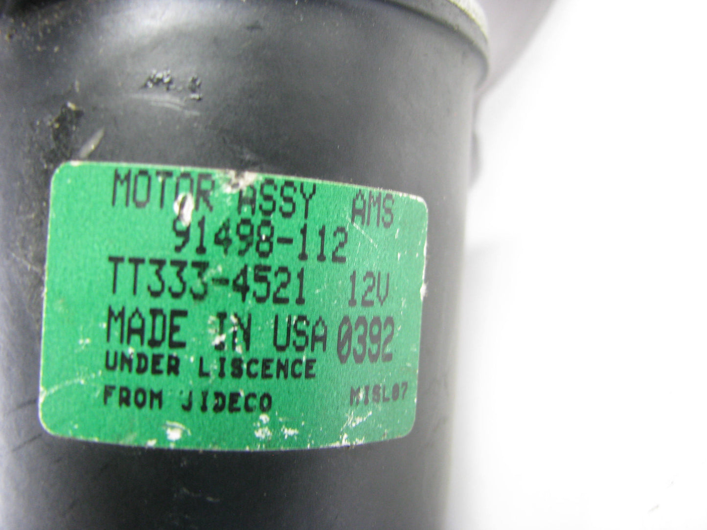 NEW UNBOXED 91498-112 Windshield Wiper Motor R.H. For Freightliner A22-48499-000