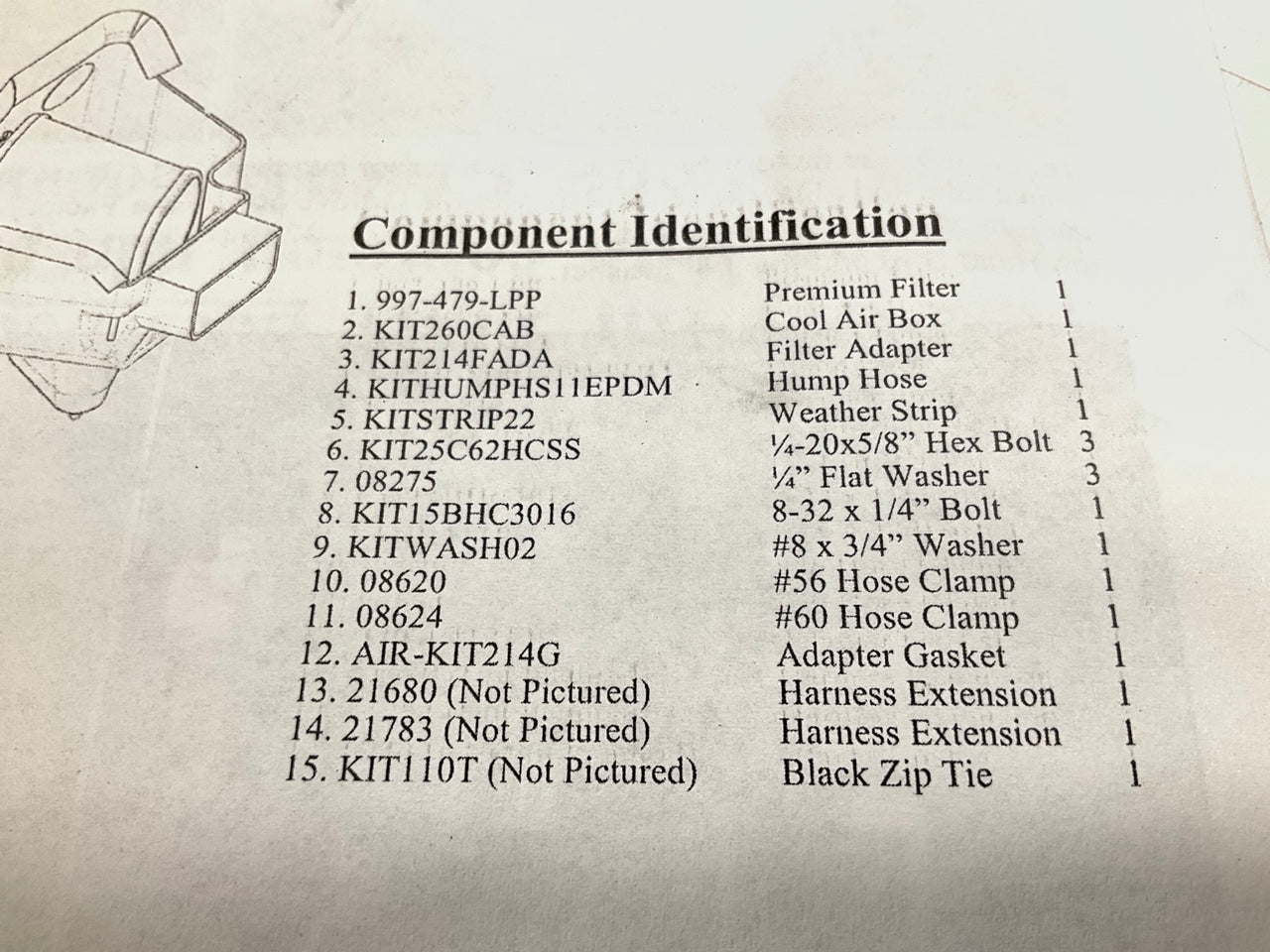 997-500-LPP Cold Air Performance Air Intake System For 2013-2019 Explorer 3.5L