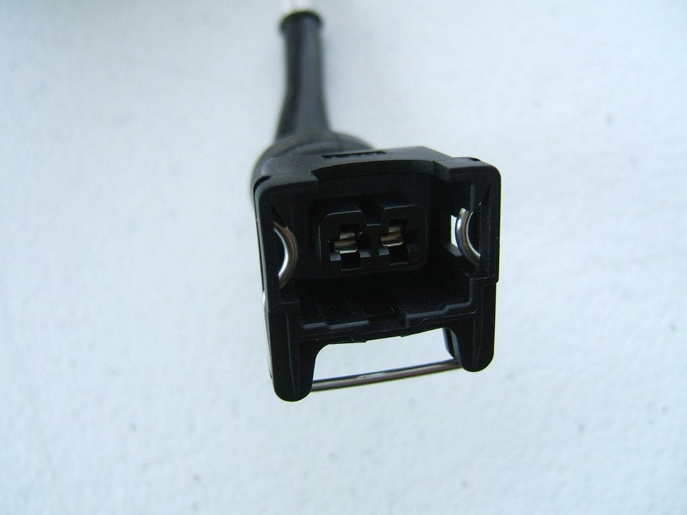 (4) EV1 Bosch Style Quick Disonnect Connector W/ Boots Fuel Injector Pigtail