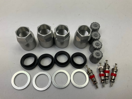 (4) A6 TPMS Sensor Service Kits, With Valve Core