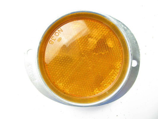 (6) Peterson Manufacturing B460A Oval Amber Reflectors, 3 1/4'' Acrylic Lens