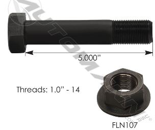 NEW UNBOXED Automann BKF100500GR5 Torque Arm Bolt Kit Hutch - E9839, R309839