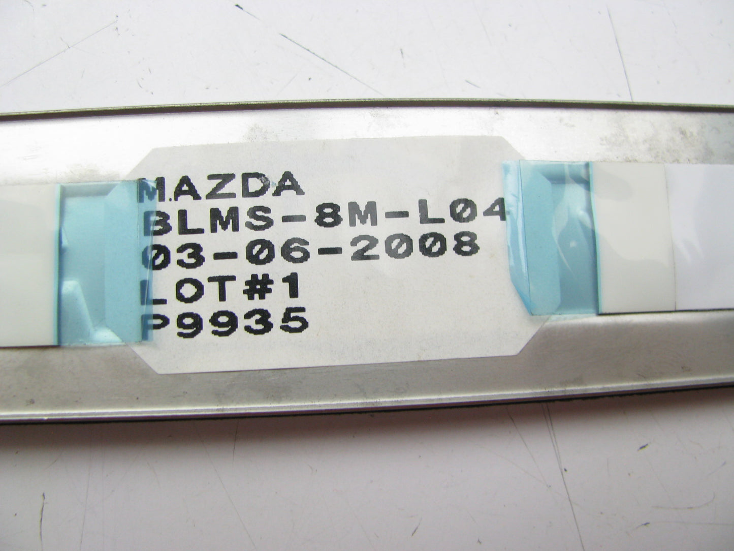 OUT OF BOX OEM Mazda BLMS-8M-L04 FRONT LEFT Steel Interior Door Sill Trim Plate
