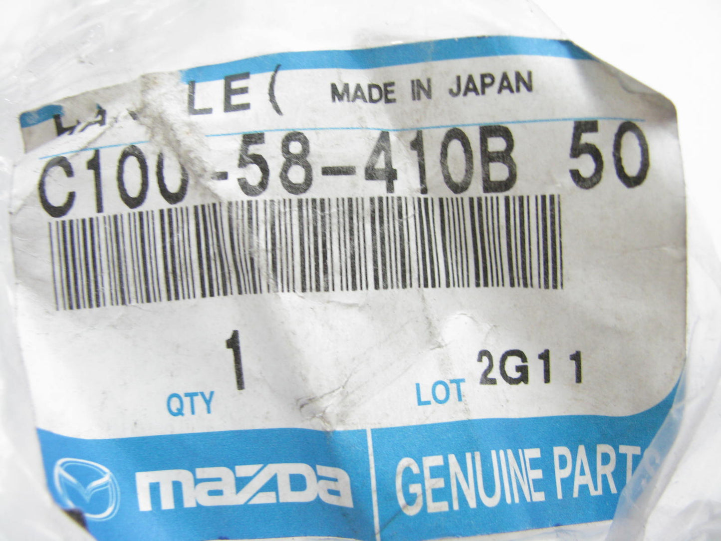 SOME COSMETIC DAMAGE - Front Right Exterior Door Handle Blue 00-03 Mazda Protege