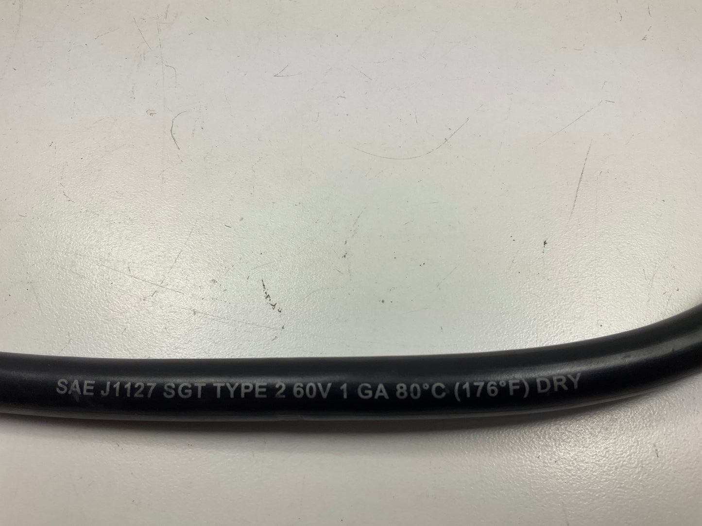 NEW - OUT OF BOX Top Post Battery Cable, Black, 1 Gauge 48'' Long SAE J1127