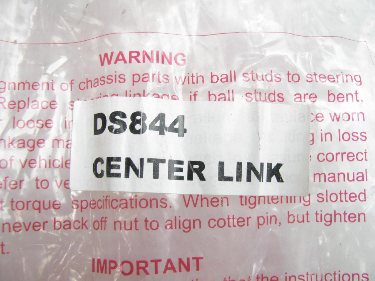 New - Out Of Box DS844 Steering Tie Rod End - Front Inner Left