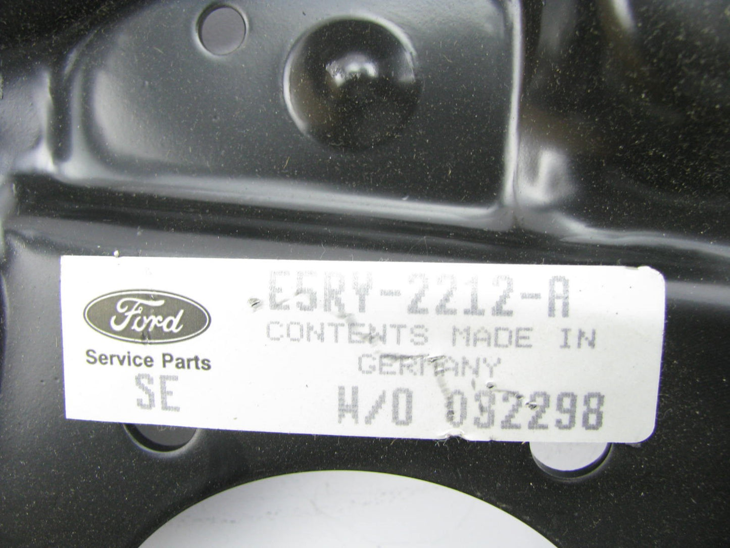 NEW - OUT OF BOX E5RY-2212-A Rear Left Drum Backing Plate 1985-1989 Merkur XR4Ti