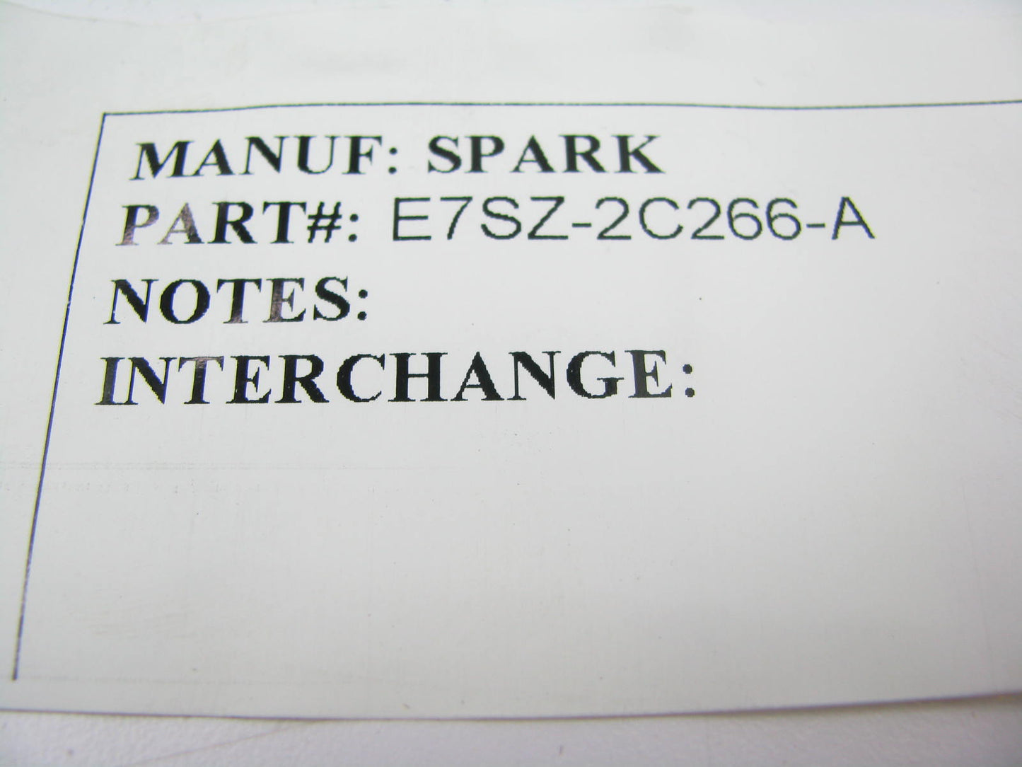 NEW - Out Of Box E7SZ-2C266-A ABS Valve Block 1987-1988 Thunderbird Cougar