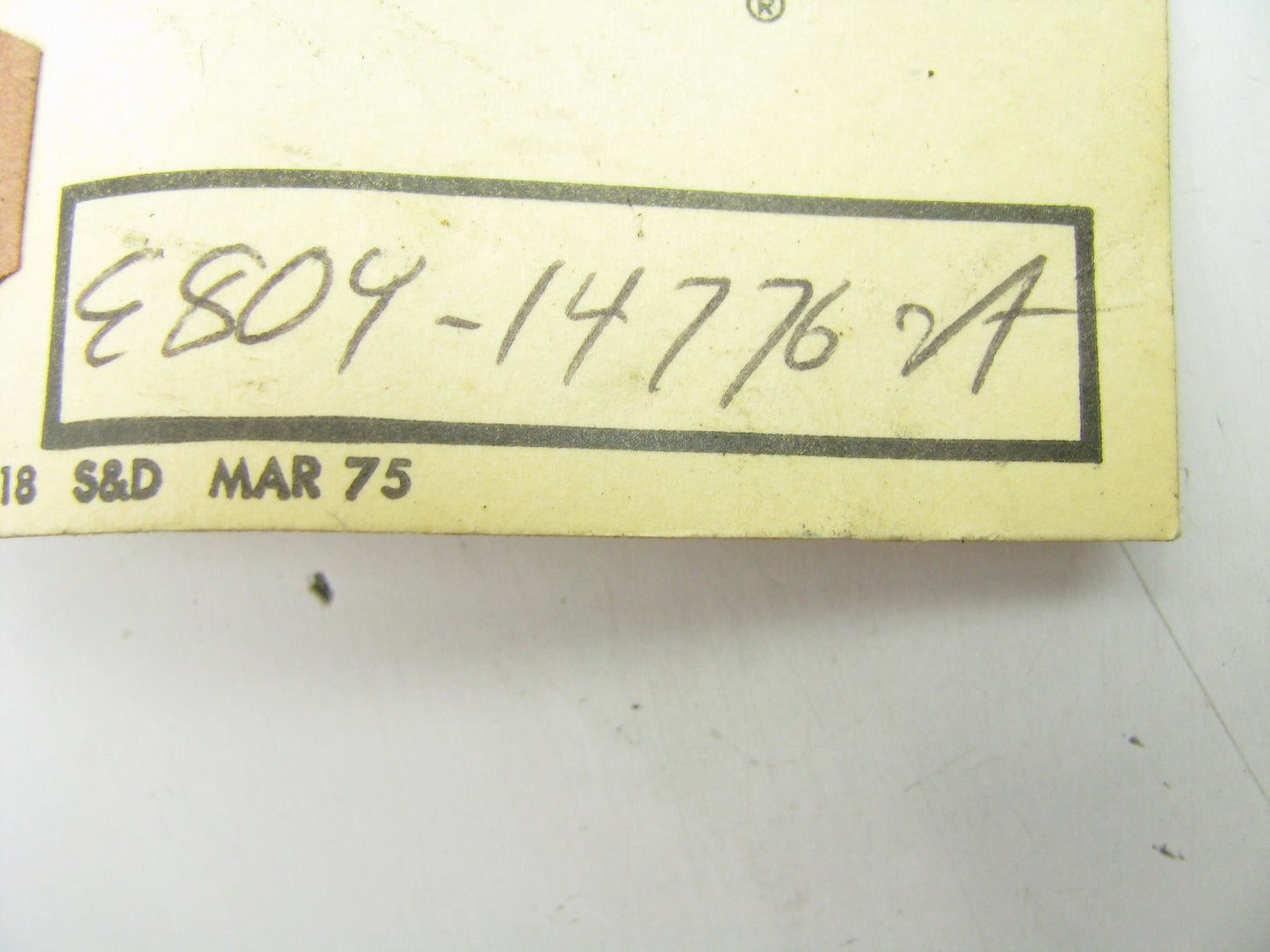 NEW - OUT OF BOX E8OY-14776-A Memory Power Driver Seat Switch 88-89 Continental