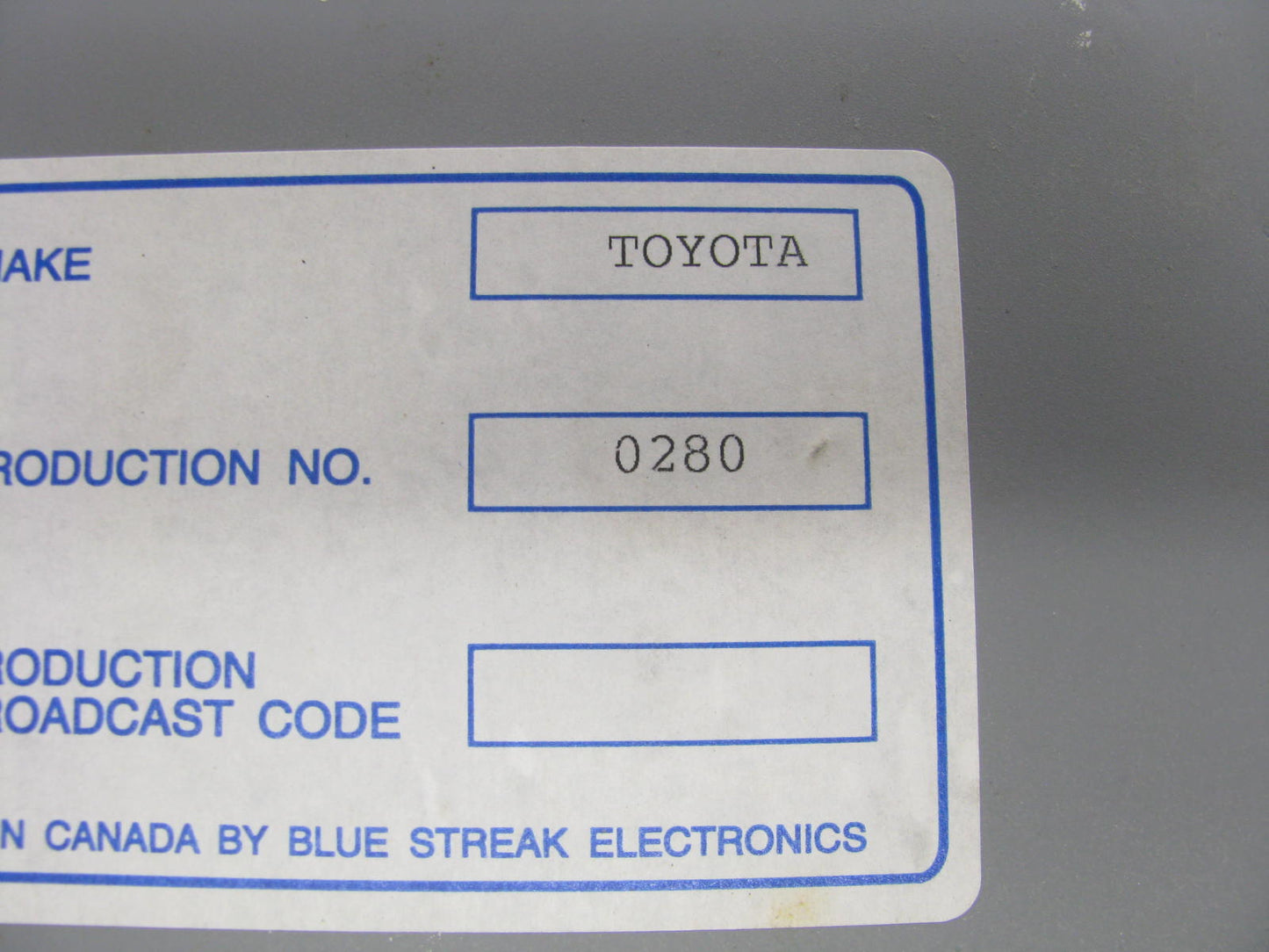 REMAN EM0280 Engine Control Computer Module ECM ECU 1987 Toyota Celica 2.0L-L4