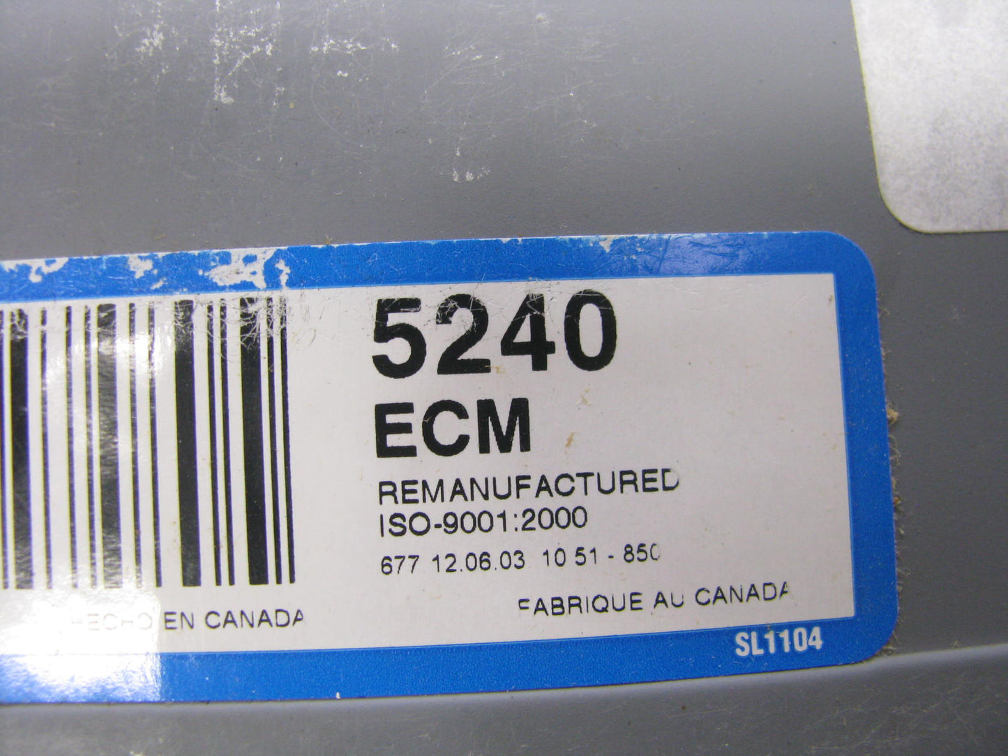 REMAN - Out Of Box EM5240 Engine Control Module 1990-1992 Mitsubishi Galant 2.0L