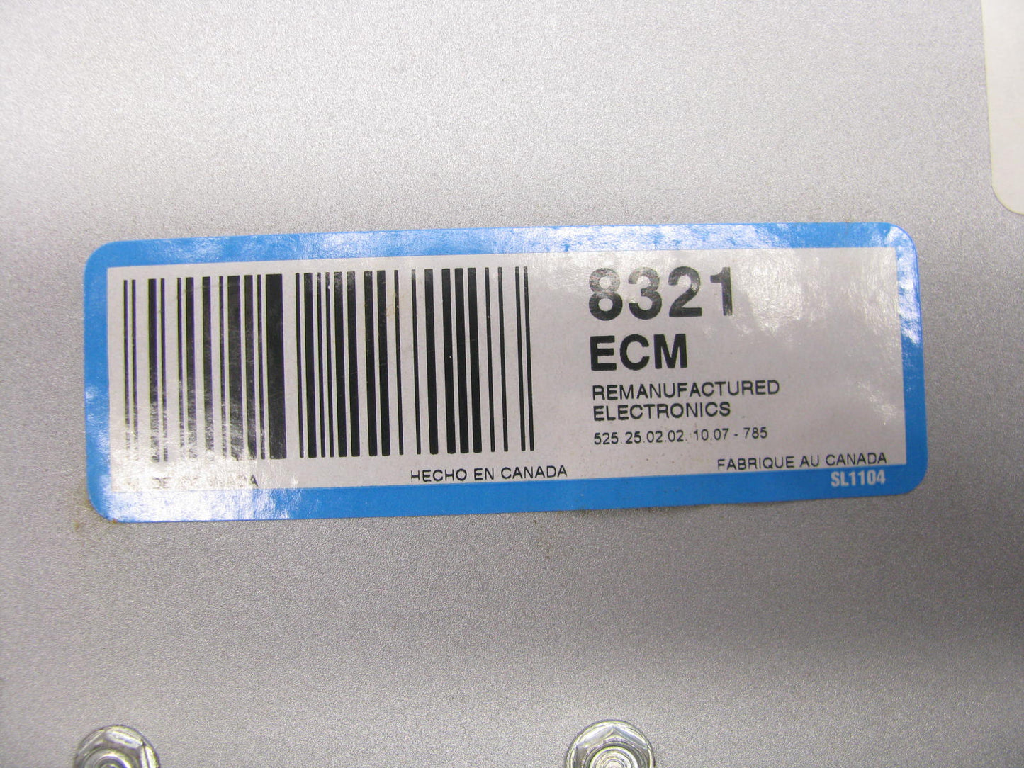 REMAN - Out Of Box EM8321 Engine Control Module For 1988-1989 GM 2.0L-L4