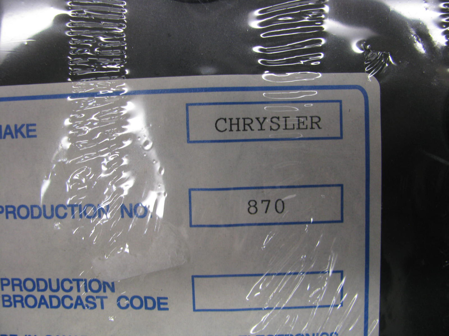 REMAN - OUT OF BOX EM870 Engine Control Module For 1984 Chrysler 2.2L-L4