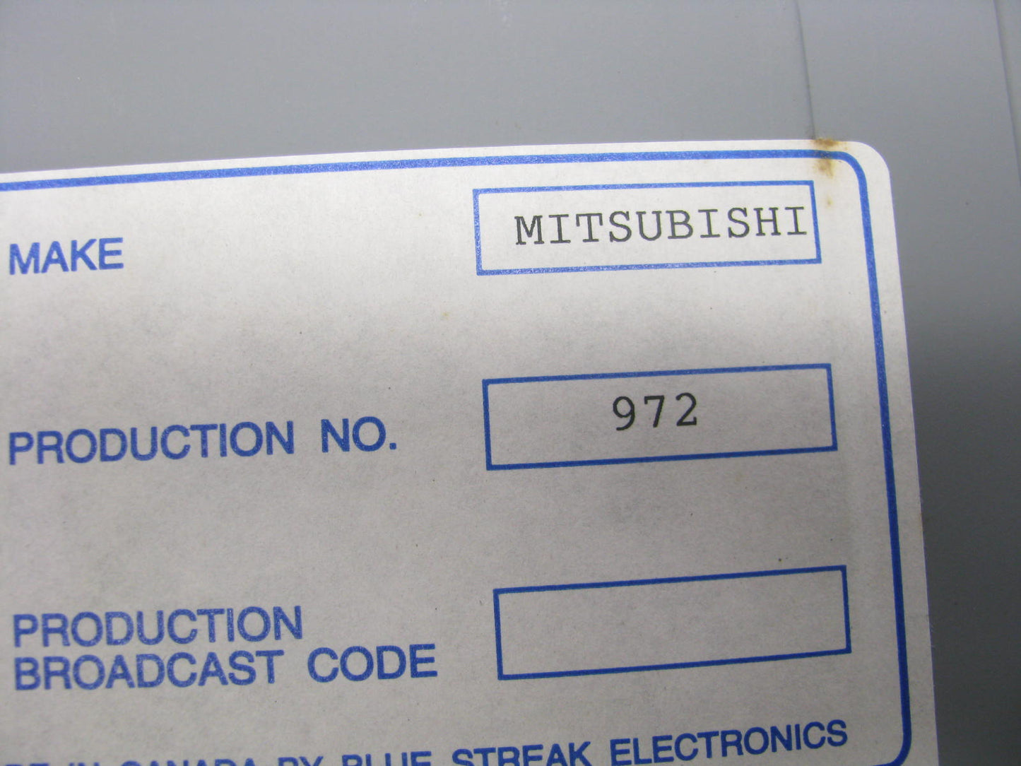 REMAN - Out Of Box EM972 Engine Control Module For 1985-1986 Mitsubishi 2.6L-L4