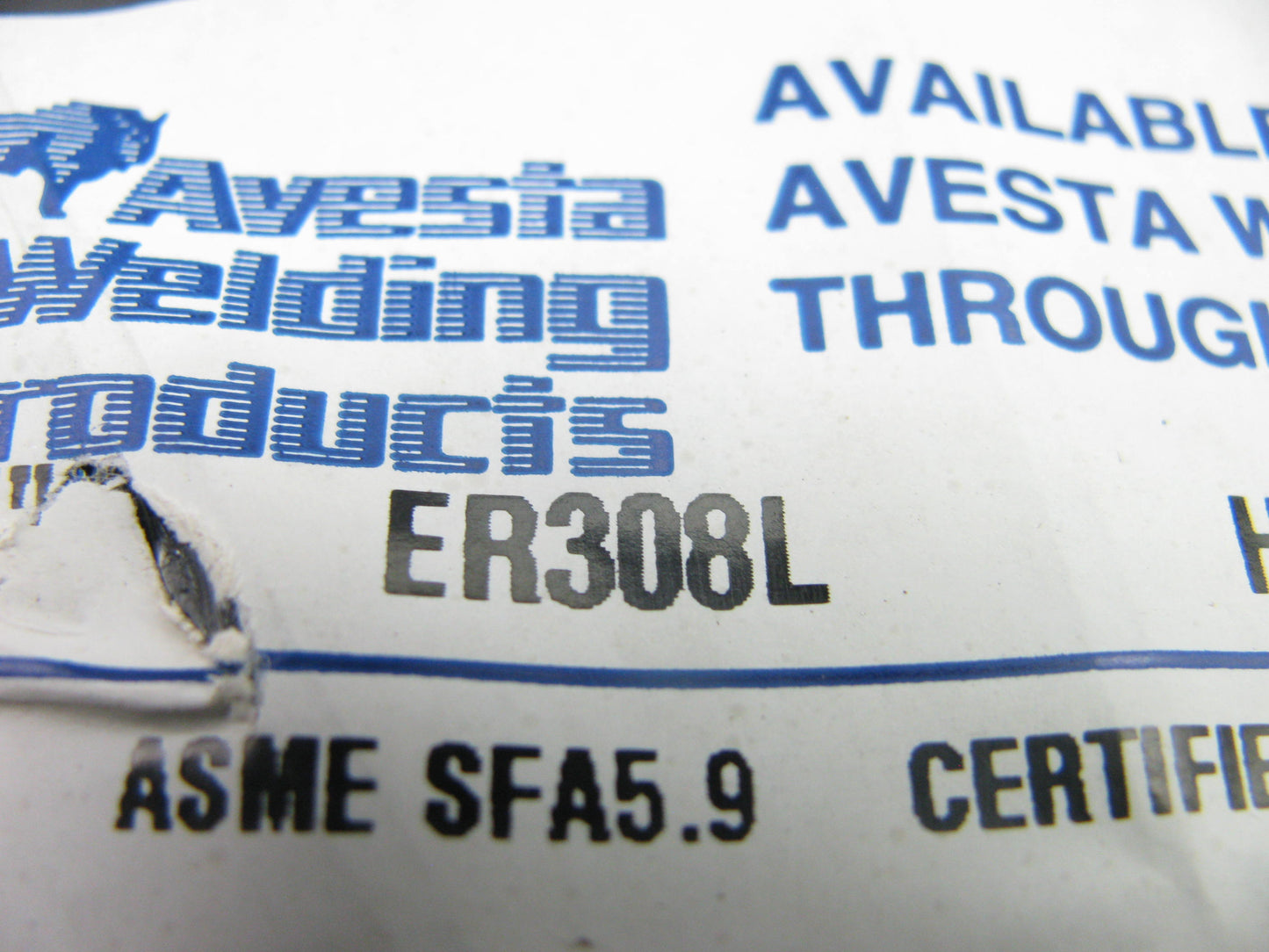 AVESTA ER308L MIG Welding Wire: Stainless Steel, .035'' 10 Lb Spool