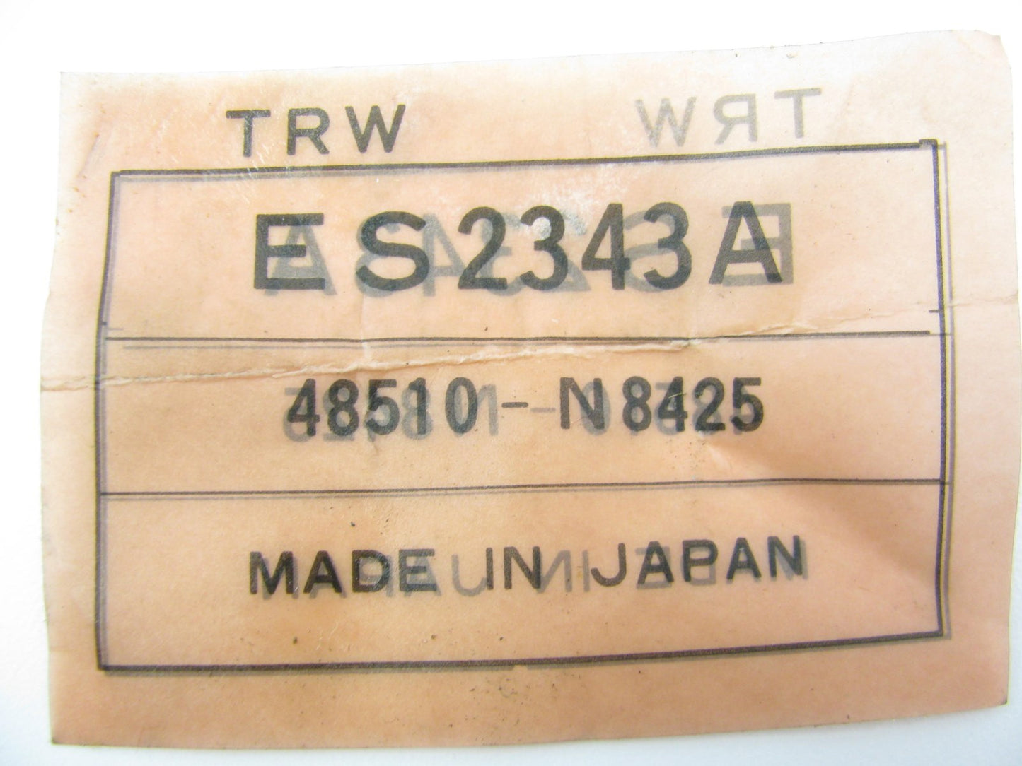 NEW - OUT OF BOX - ES2343A FRONT RIGHT Steering Tie Rod End For 1980-83 200SX