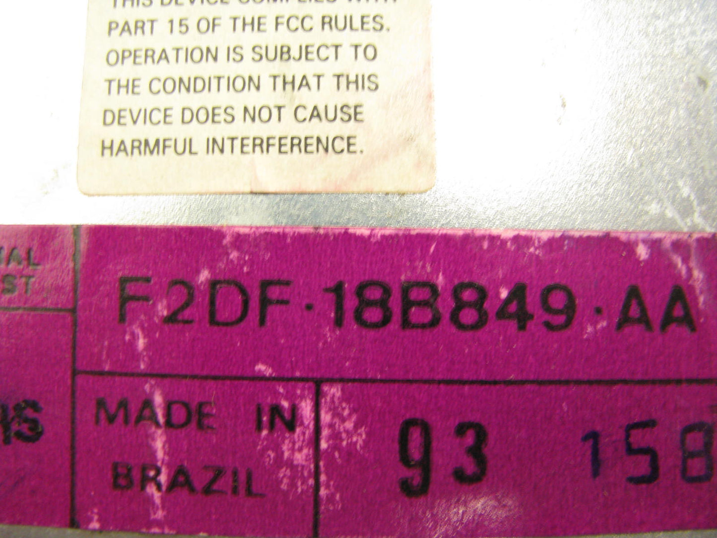NEW - OUT OF BOX FORD F2DF-18B849-AA Amplifier 1993-1995 Mercury Sable
