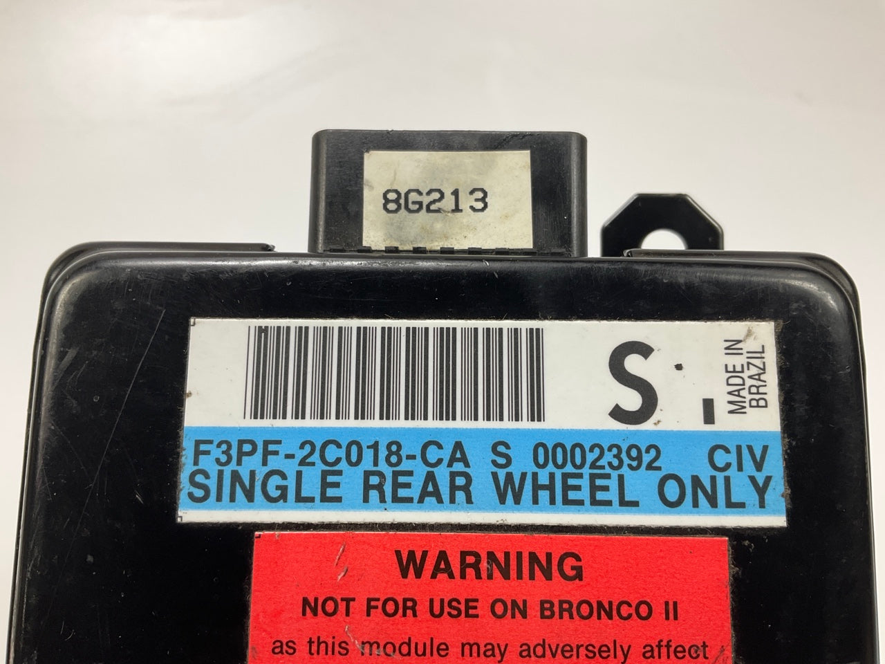 COSMETIC DAMAGE - F3PF-2C018-CA ABS System Control Module - Single Rear Wheel