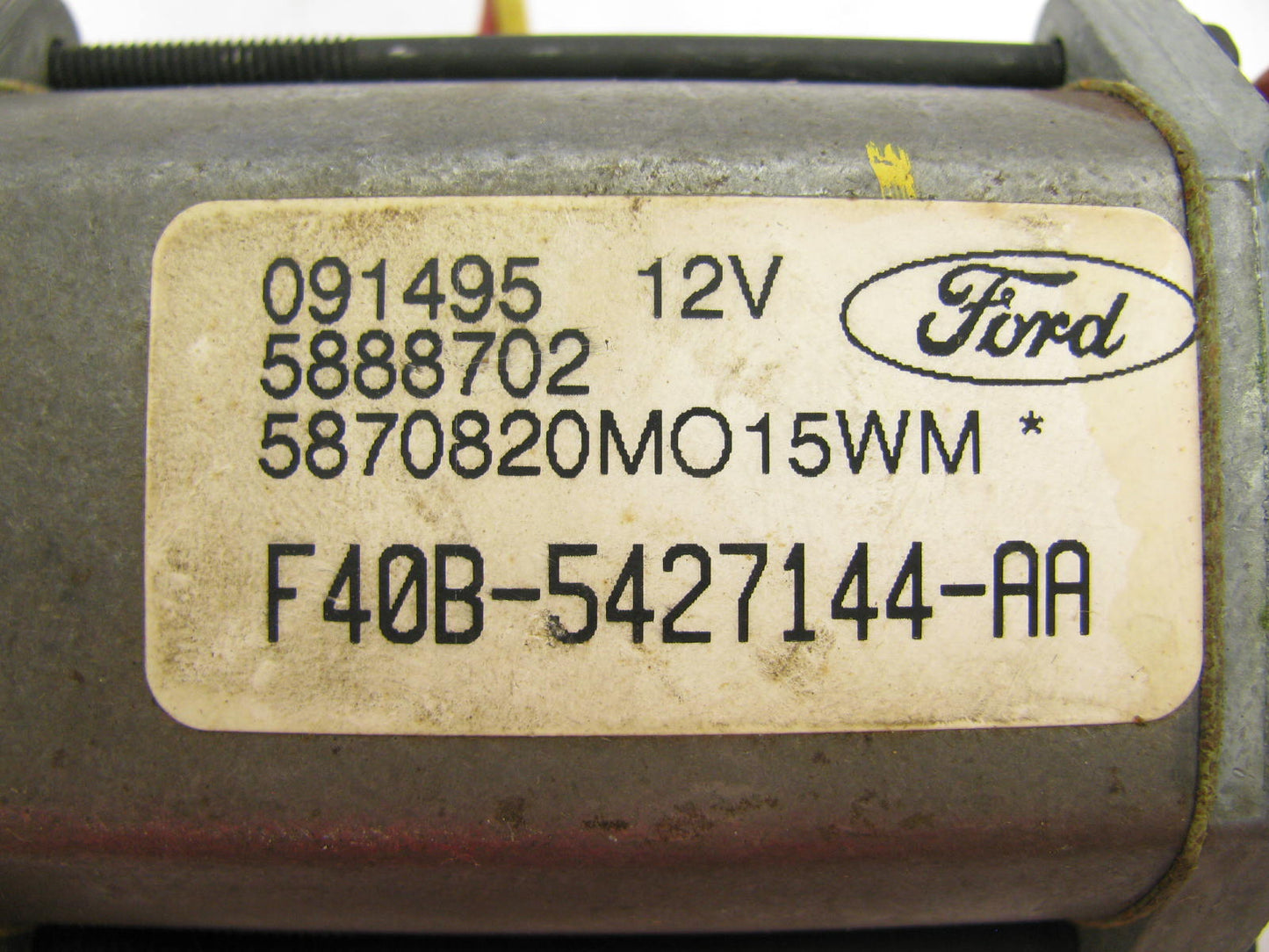 NEW - OUT OF BOX F40B-5427144-AA Rear Left Power Window Motor 93-94 Continental