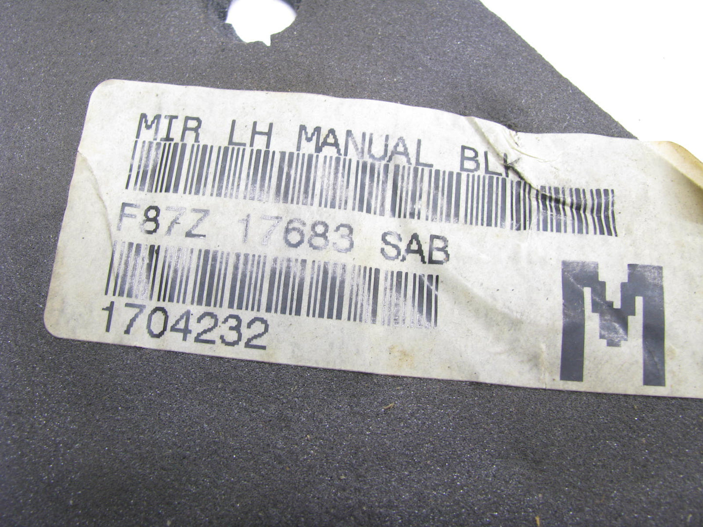 NEW - OUT OF BOX F87Z-17683-SAB Front Left Manual Rear View Mirror 93-05 Ranger