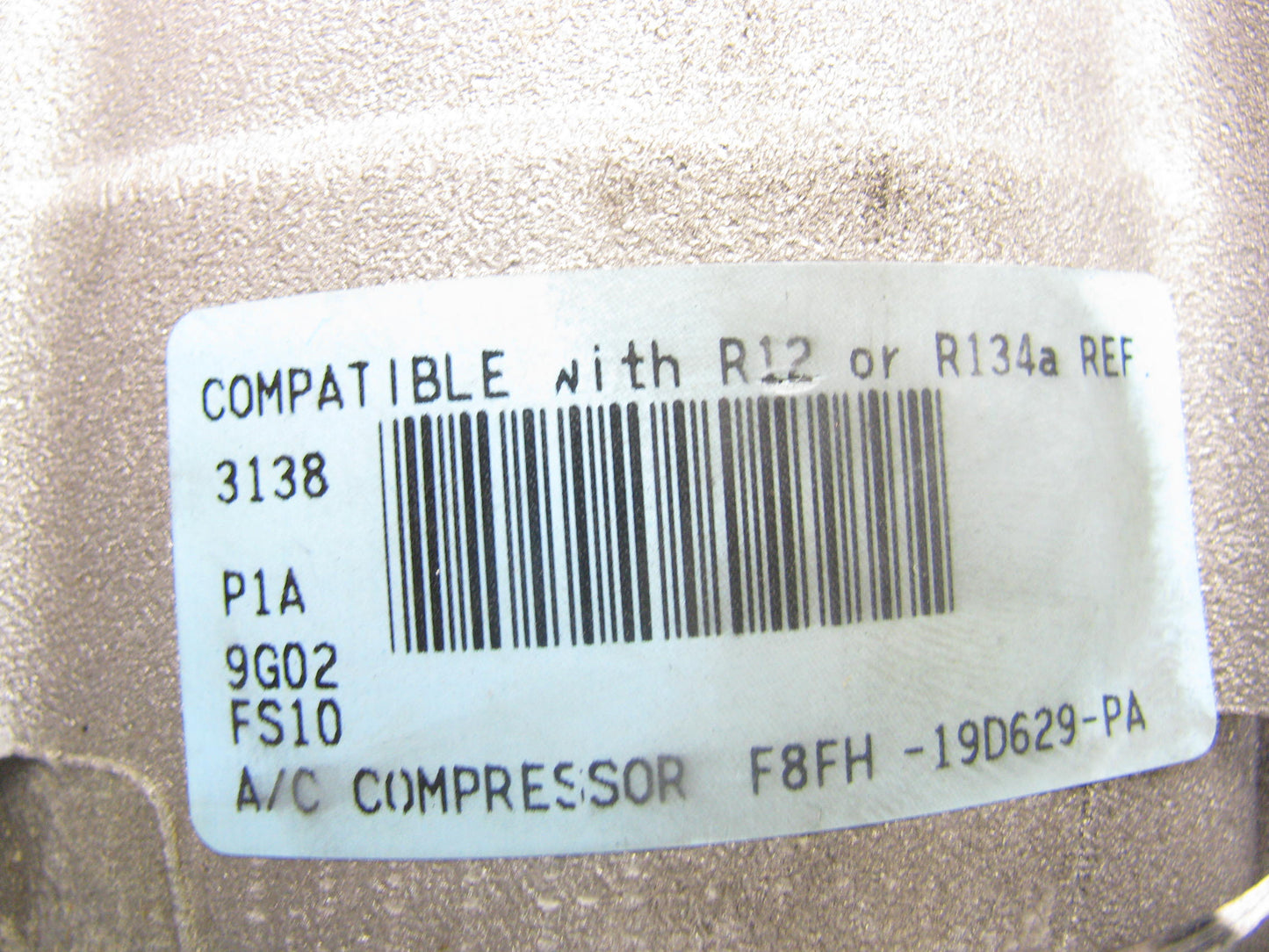 NEW - UNBOXED F8FH-19D629-PA A/C Compressor For 1990-1997 Ford Aerostar 4.0L-V6
