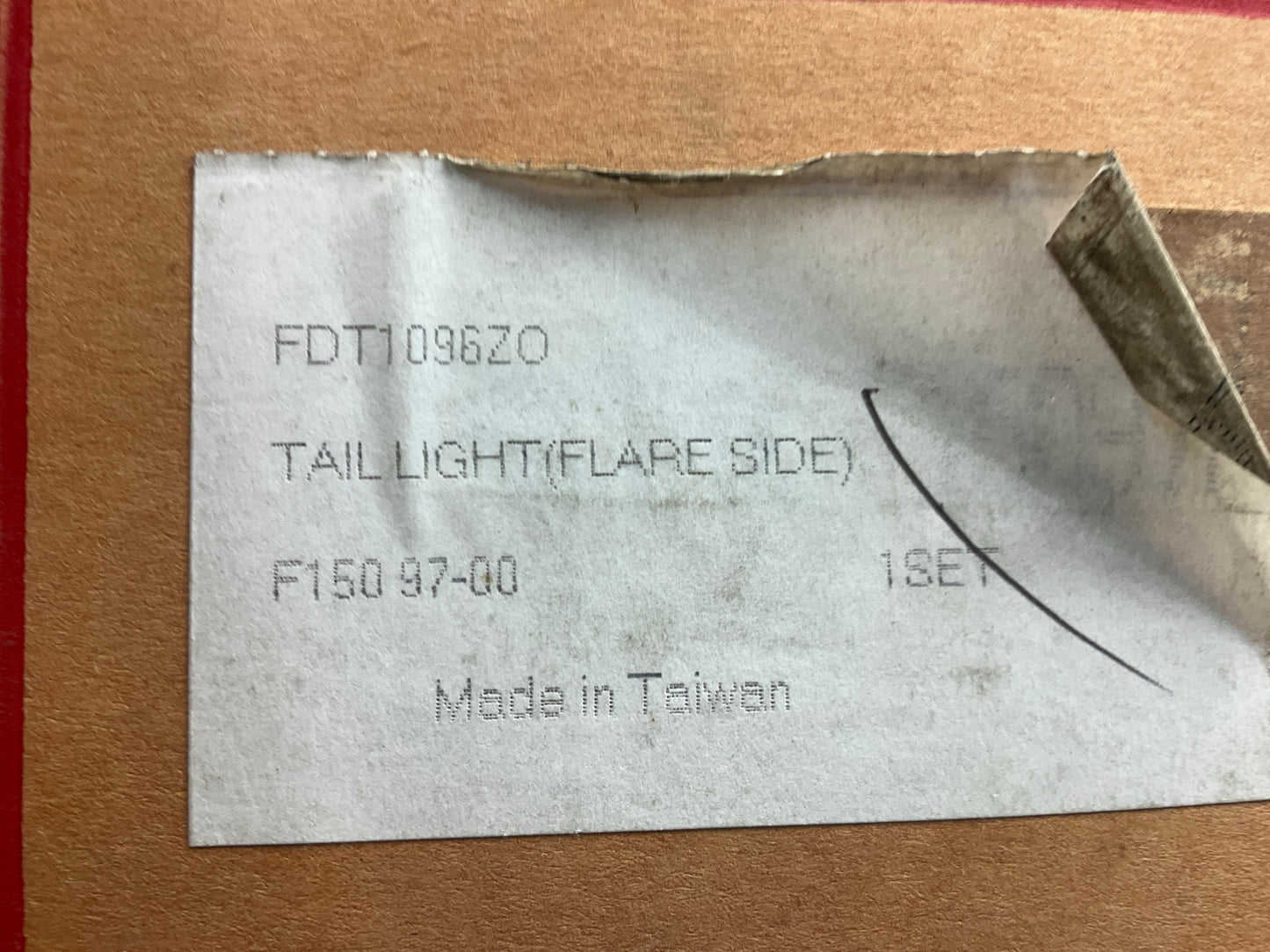 1997-2003 Ford F-150 Flareside Truck Tail Lights Brake Lamps Set L + R FDT1096ZQ