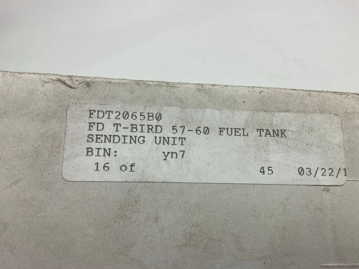 NEW - AFTERMARKET FDT2065B0 Fuel Level Sender For 1957-1960 Ford Thunderbird
