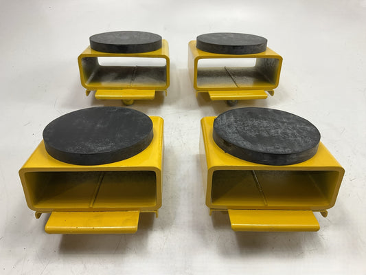 Rotary Lift FJ6138BK Round Polymer Adapter Pads, Set Of 4, Comes As Shown