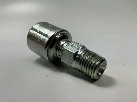 UNBOX Gates G25100-0404 Hydraulic Hose Fitting Coupler 1/4'' Hose 1/4 - 18 Thread