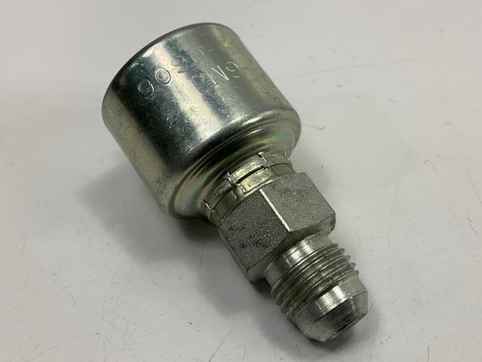 G25165-0606 3/8'' ID Hydraulic Hose End Fitting Coupler MegaCrimp 6G-6MJ